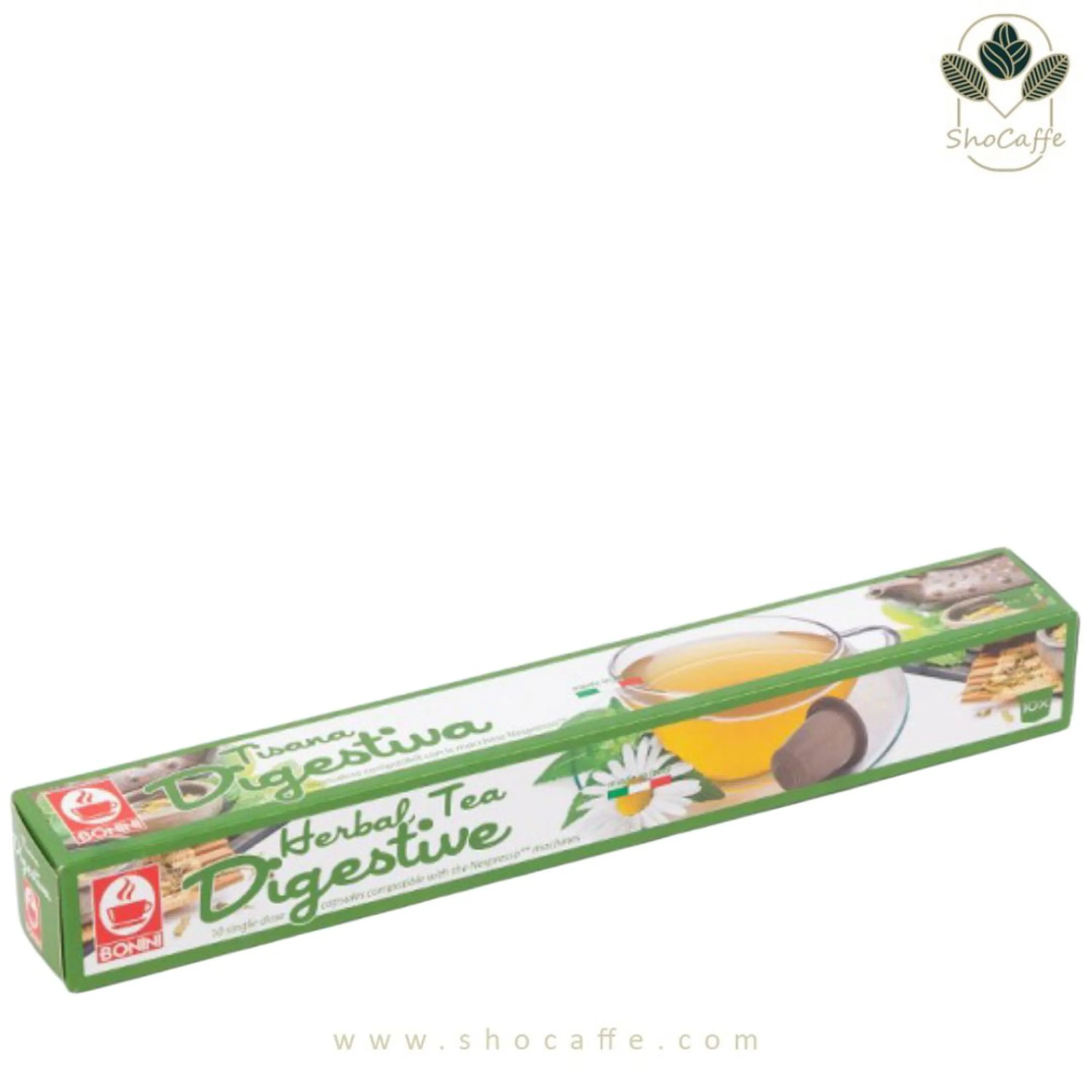 دمنوش کپسولی نسپرسو بونینی چای سبز دایجستیو Digestive